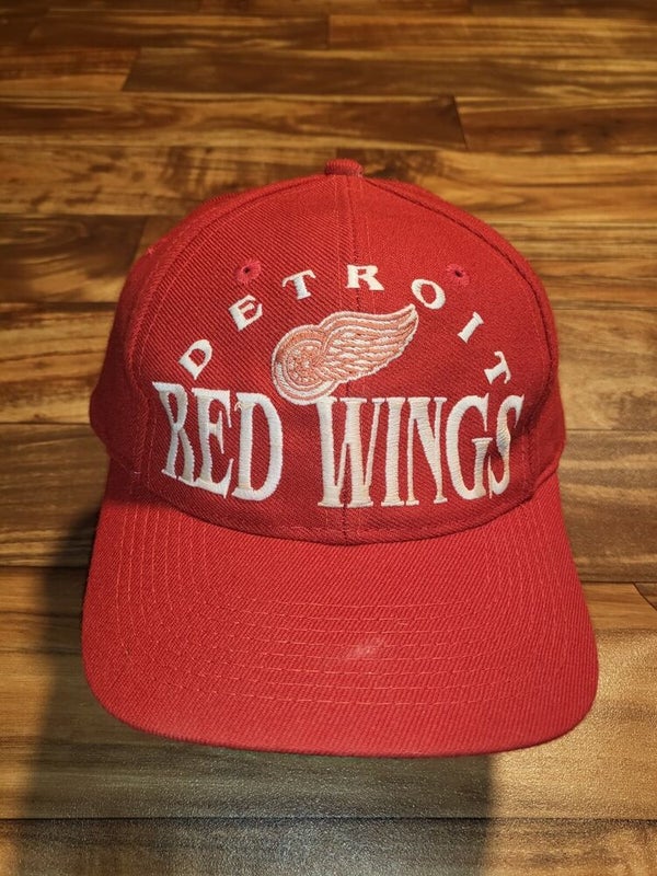 Detroit Red Wings New Era 7 5/8 Fitted Hat Brown Orange Hockey NHL