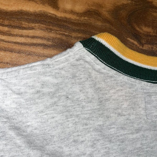 Vintage 90s BRETT FAVRE Green Bay PACKERS Nfl Grey Sweatshirt 