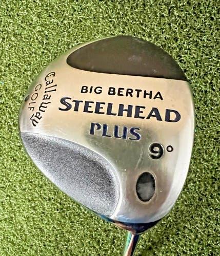 Callaway Big Bertha Steelhead Plus 9* Driver / Regular BB Steel / RH / sa7926
