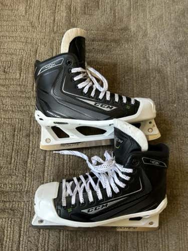 Essentially New CCM RibCor 40K Hockey Skates Goalie Regular Width Size 7