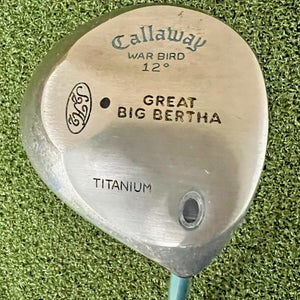Callaway Warbird Great Big Bertha Titanium 12 Driver Ladies Gems Graphite sa7928