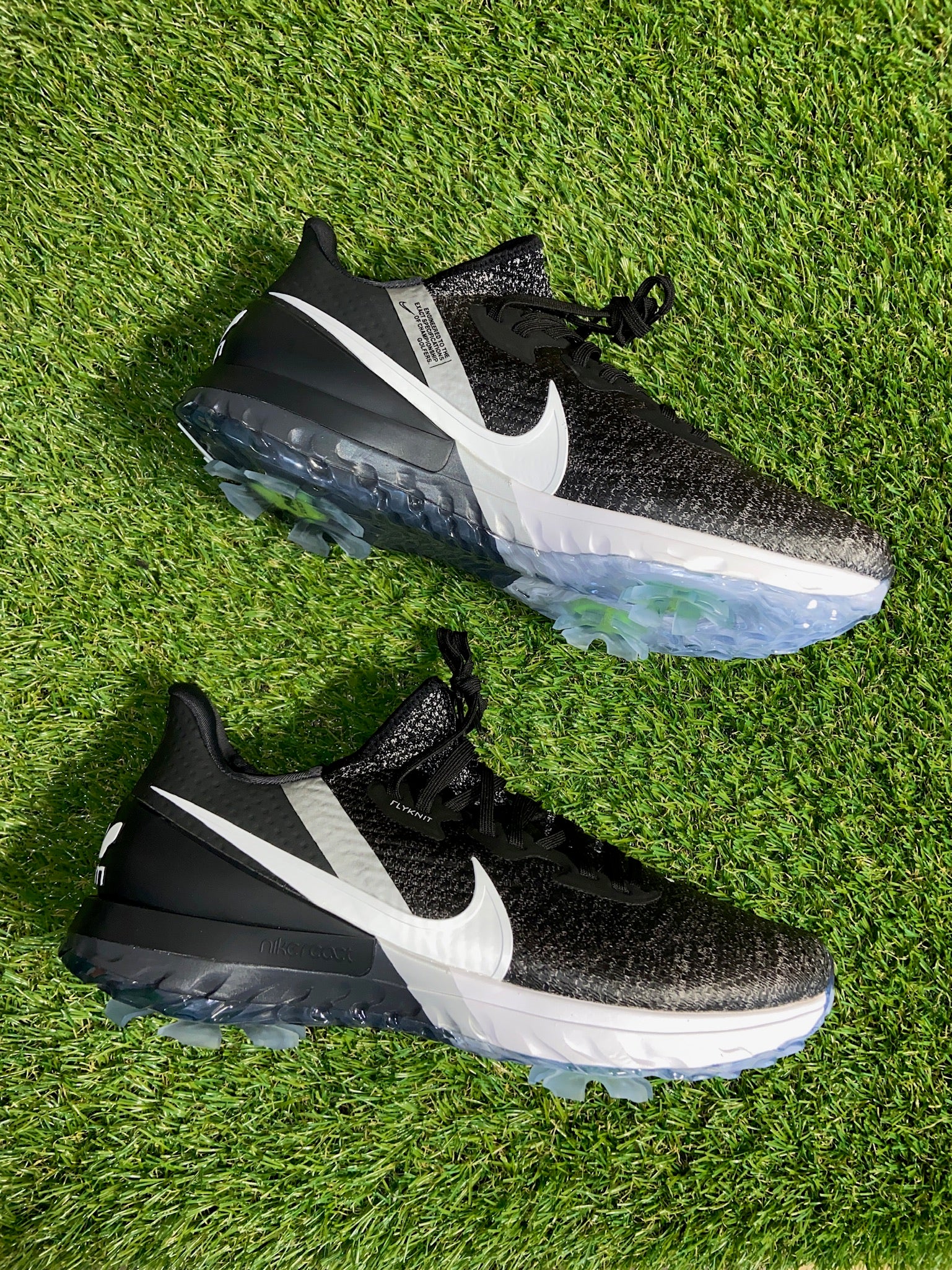 Nike Air Zoom Infinity Tour Golf Shoes Flyknit Black Mens  display picture 3