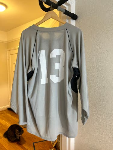 Gray Used XL Warrior Jersey