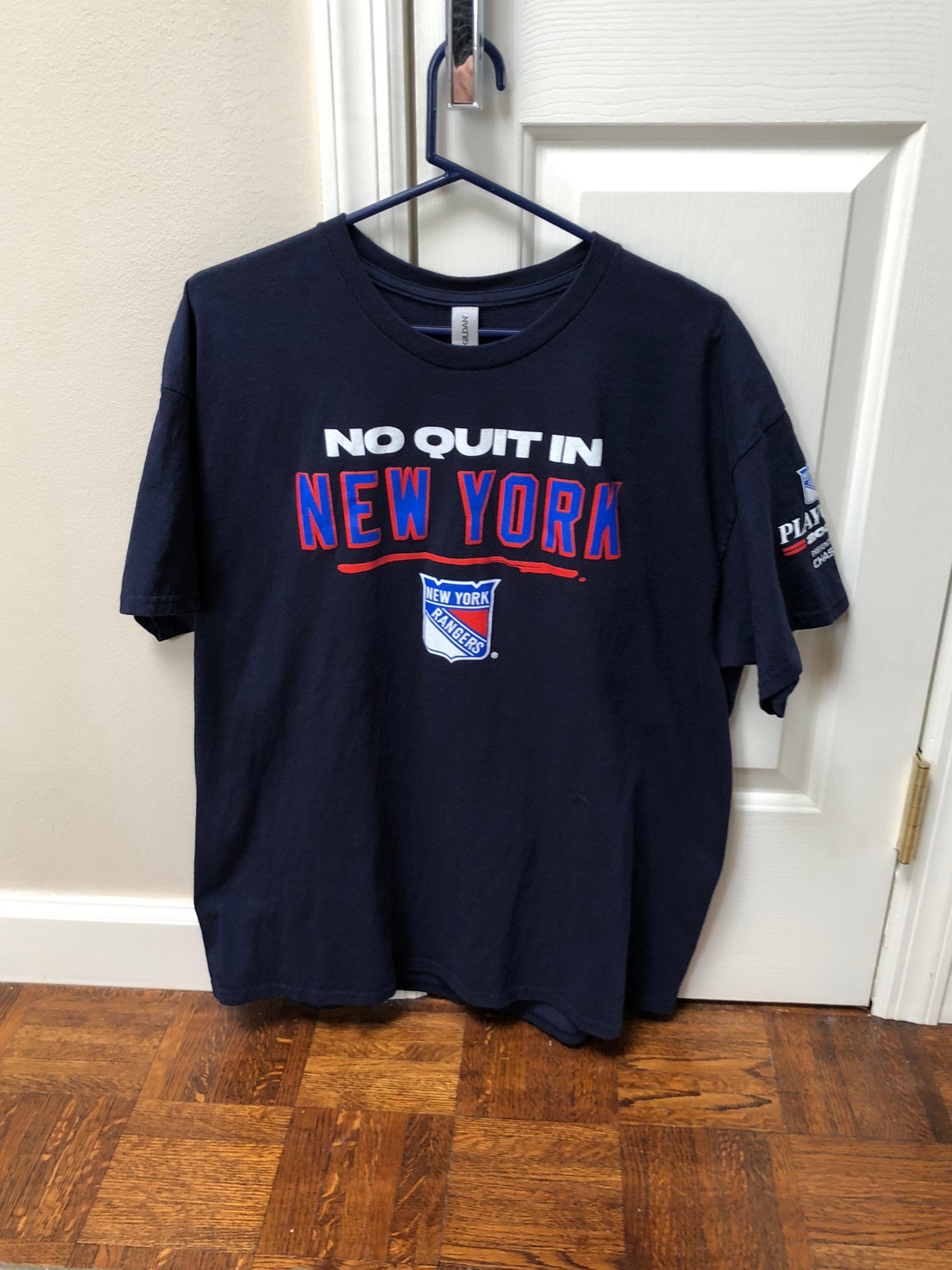 Fanatics Rangers No Quit in New York T-Shirt