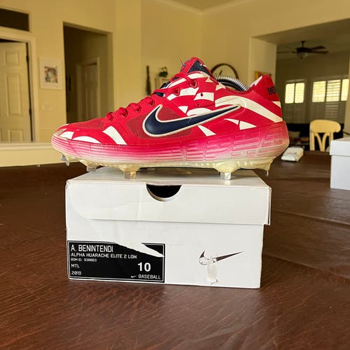 Player Exclusive - Nike Alpha Huarache Elite 2 Low Andrew Benintendi - 4th July Baseball Cleats