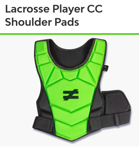 UNEQUAL- Lacrosse Mid Field- shoulder pads, Chest pads, Back Protector & Right/ Left rib protectors