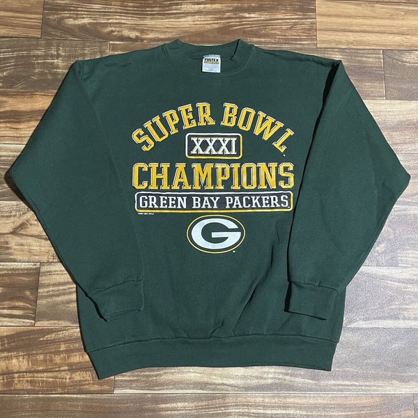 Vintage Green Bay Packers Crewneck Sweatshirt 90s Super Bowl 