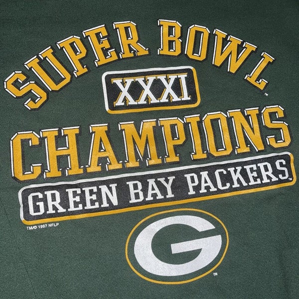 Vintage Green Bay Packers Sweatshirt Super Bowl Champions 