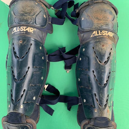Used All Star Player's Series Catcher's Leg Guard (9 - 12 Year Old - 13.5")