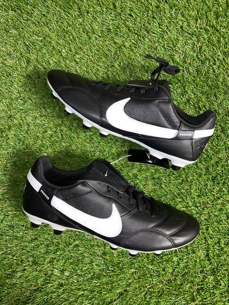 Nike Premier III 3 FG Soccer Cleats Black/White AT5889-010  display picture 3
