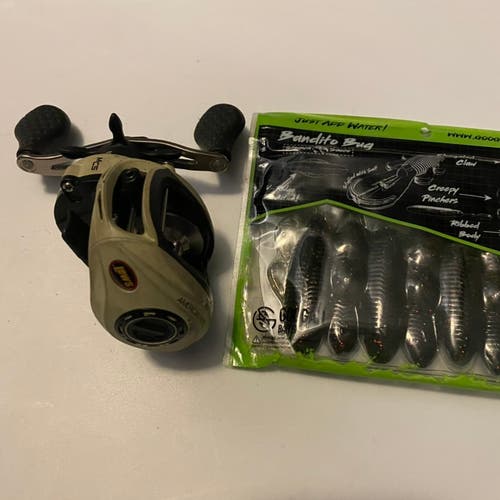 LEW's American Hero Baitcast Fishing Reel With Bait