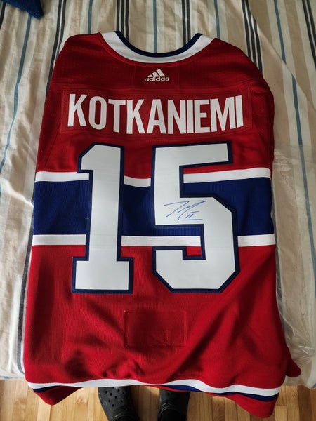 Jersperi Kotkaniemi Signed  Official Adidas Montreal Canadiens Jersey