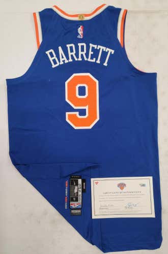 New York Knicks RJ BARRETT Game Used Authentic JERSEY vs Heat 1/26/22 COA