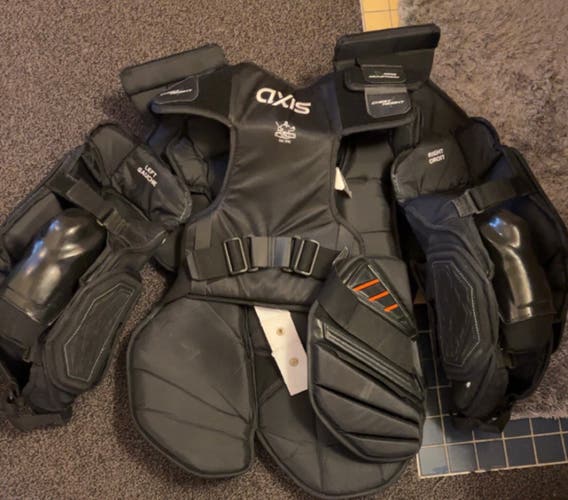 Used Large CCM Pro Stock Axis pro Goalie Chest Protector
