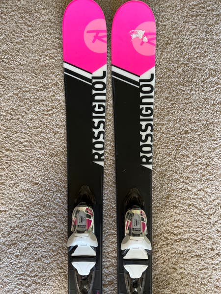 ★USED★ 　ROSSIGNOL　140ｃｍ　 【2537】 Used Women's 2017 Rossignol 140 cm Powder Sassy 7 Skis With