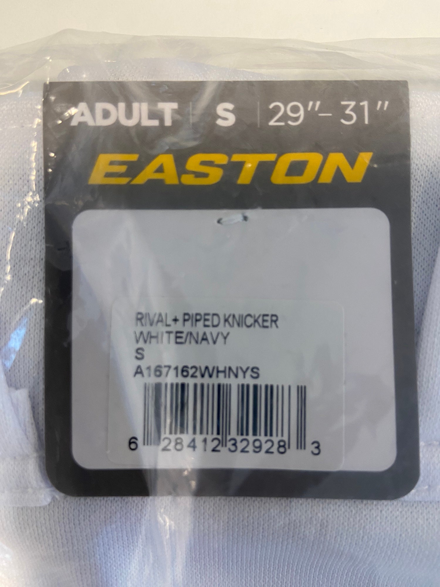 Easton Rival+ Piped Knicker Baseball Pant Adult 2XL / Grey/Navy