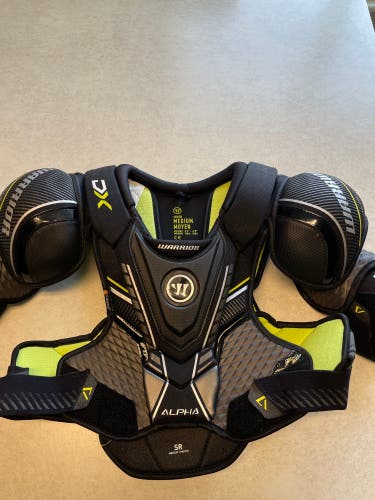 Used Medium Warrior  Alpha DX Shoulder Pads