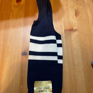 Little League   Athletic stirrup socks  color navy
