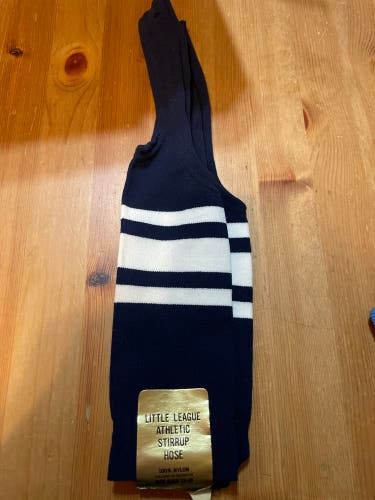 Little League   Athletic stirrup socks  color navy
