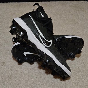 Black New Adult Men's Size Men's 10.5 (W 11.5) Molded Cleats Nike High Top Alpha Huarache NXT