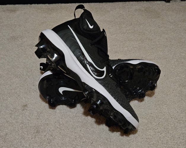 Black New Adult Men's Size Men's 10.5 (W 11.5) Molded Cleats Nike High Top Alpha Huarache NXT