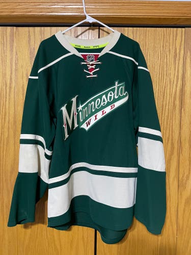 Used Reebok authentic Minnesota Wild jersey size 50