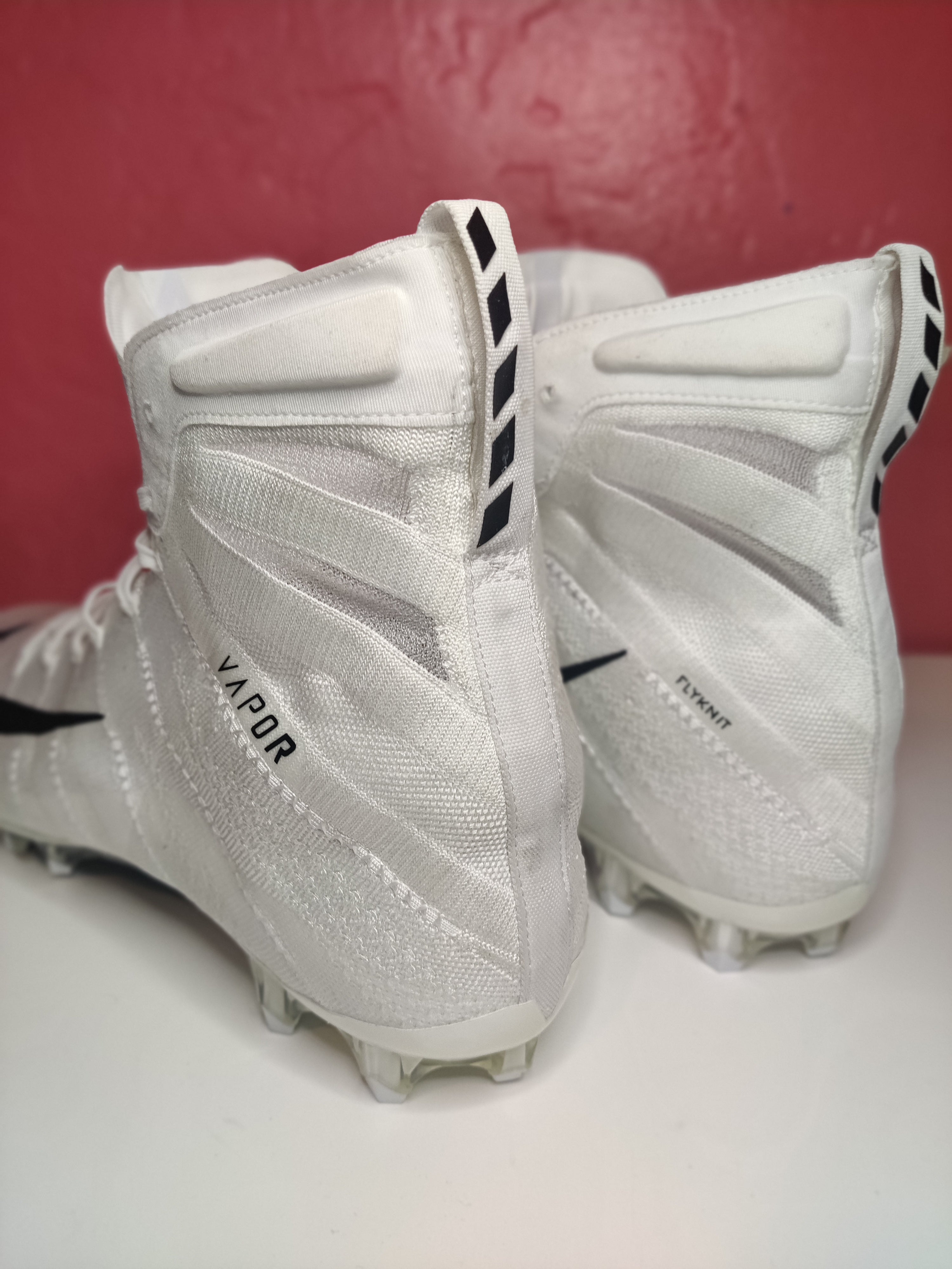 Men's Nike Vapor Untouchable 3 Elite Football Cleats White 12 1/2 AO3006-100