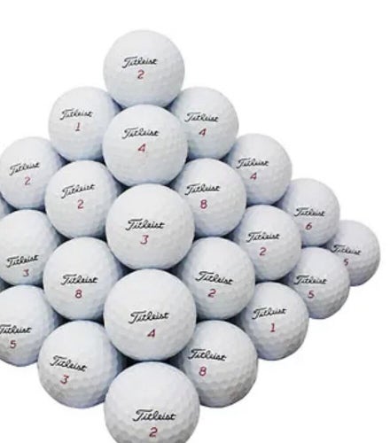 120 Titleist Mix AAA Used Golf Balls Good Condition