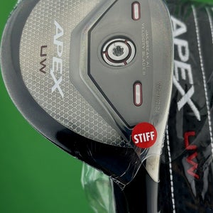 Callaway Apex UW Utility Hybrid Wood 21* Stiff S-Flex HZRDUS RDX New #87897