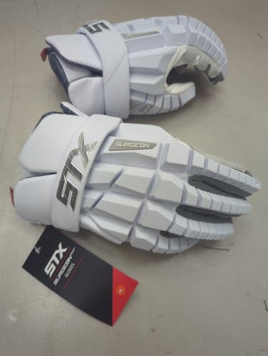 New STX Rzr Lacrosse X-Large Gloves 14"