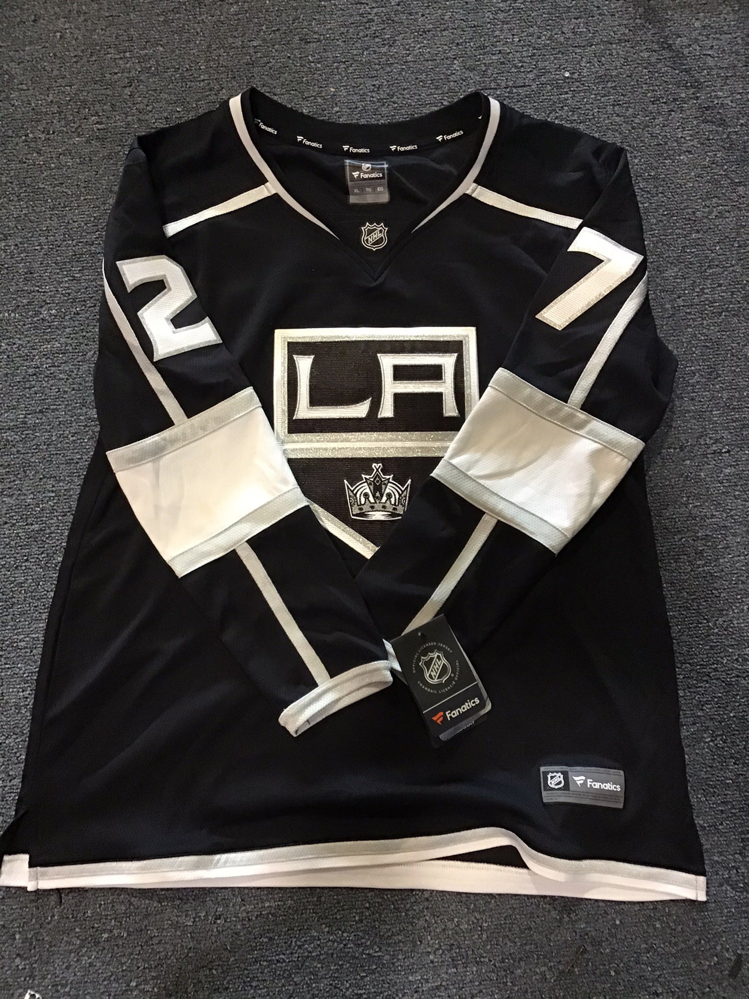 New With Tags LA Kings Men's XL Fanatics Jersey #27 Martinez