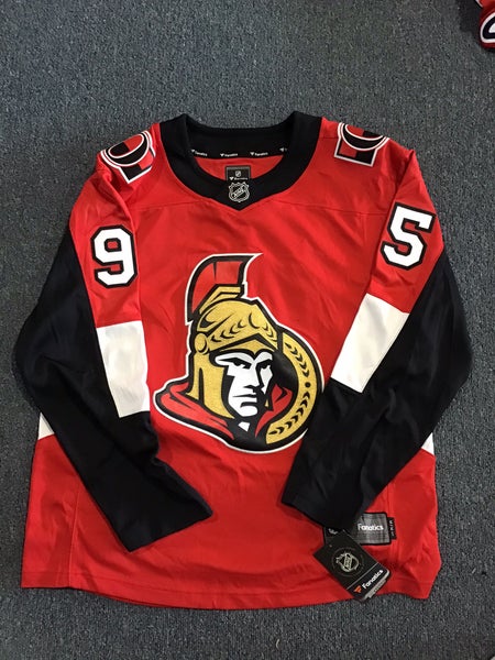 Men's Fanatics Branded Red Ottawa Senators 2017 NHL 100 Classic Breakaway Blank Jersey Size: Medium