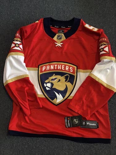 New With Tags Florida Panthers Men’s Fanatics Jersey Ekblad Or ( Blank #16 )