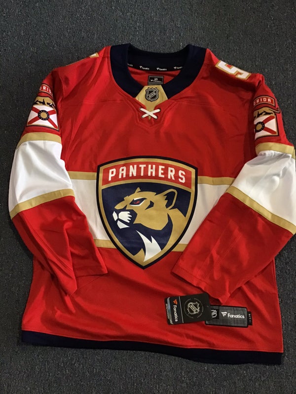 Vintage CCM Florida Panthers Goalie Cut Blank Jersey Tagged 4X