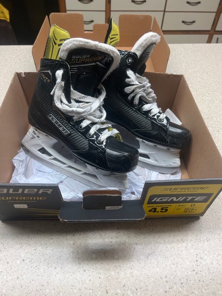 Junior Used Bauer Supreme Ignite Hockey Skates D&R (Regular) 4.0