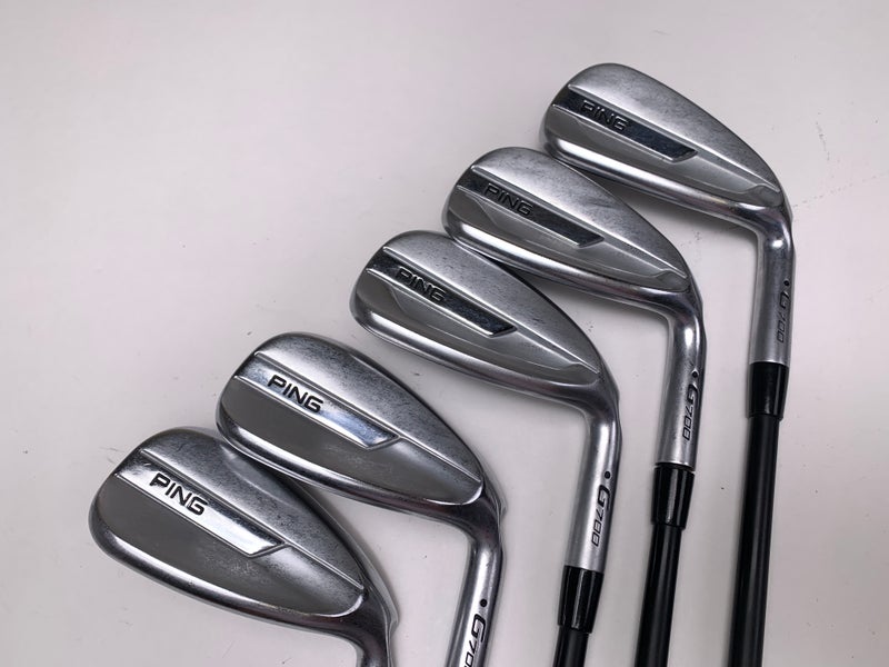 Ping G700 Iron Set 7-PW+AW Black Dot Alta CB AWT Soft Regular Senior Graphite RH