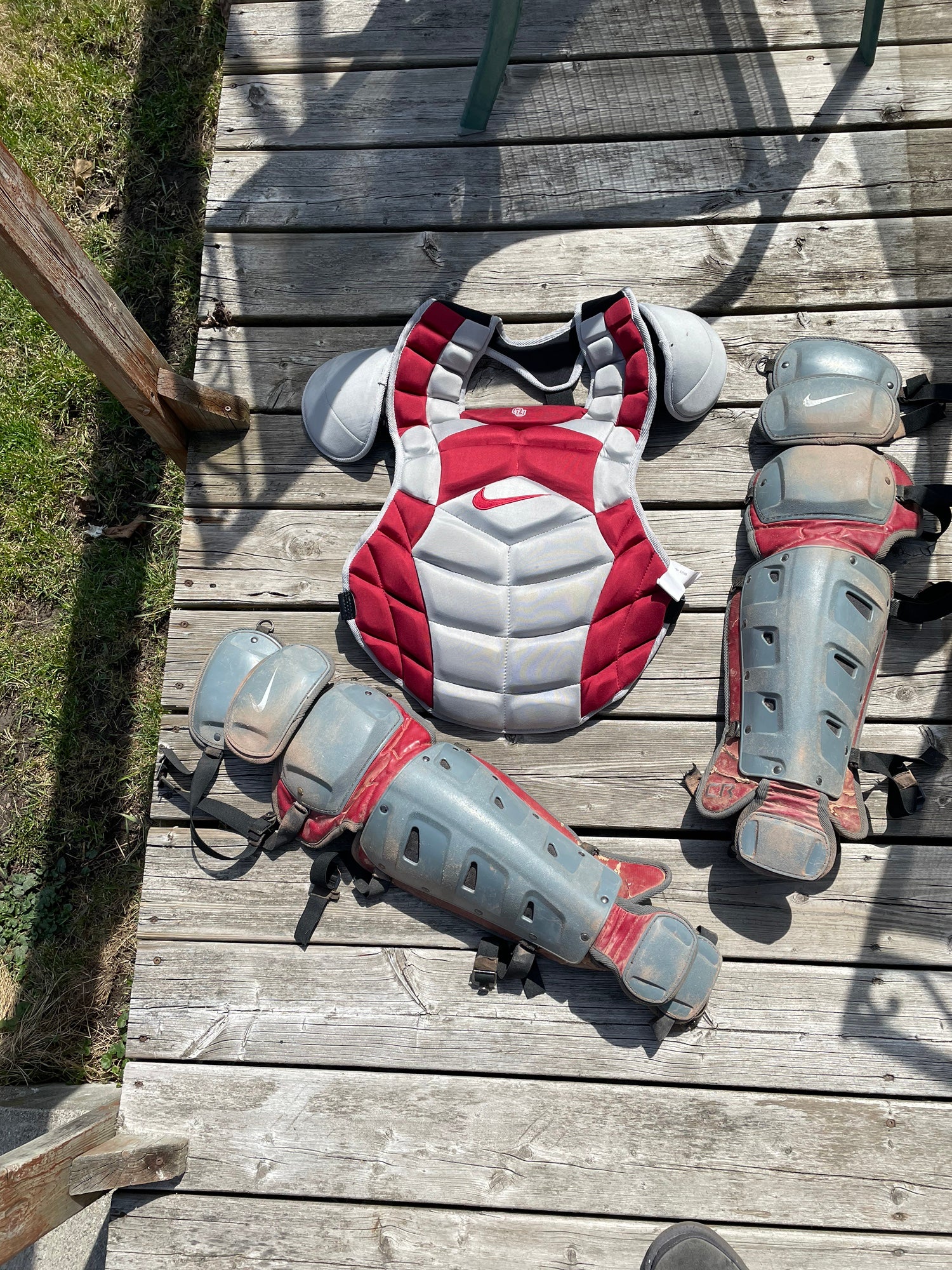 Brand New Nike Catchers Gear 16-17 Navy Black Red Adult Size Shinguards Chest  Protector Nike for Sale in West Covina, CA - OfferUp