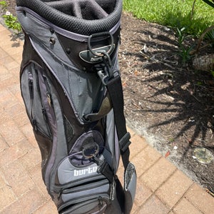 Burton golf cart bag with 14 Club dividers , shoulder strap and accessorie pockets