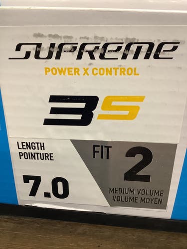 New Bauer Supreme 3S Ice Hockey Skates ~ Size 7 FIT 2
