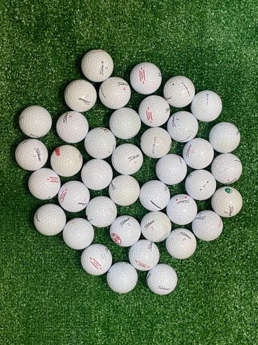 Used Titleist 36 Pack (3 Dozen) Balls