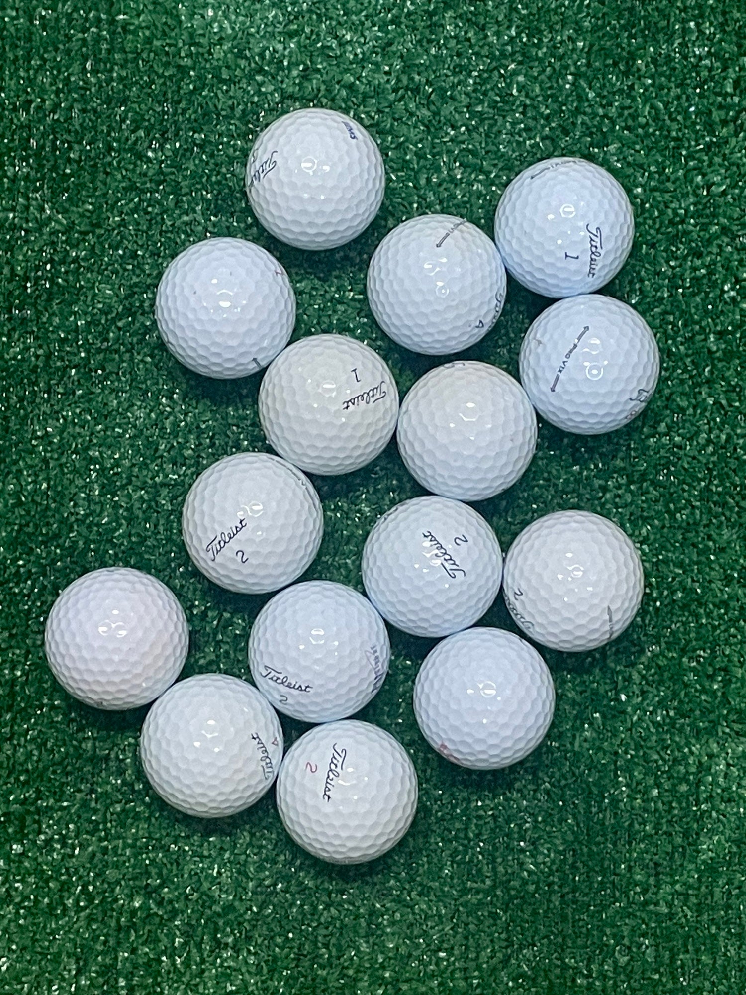 New York Giants Golf Balls 12 pack Titleist ProV1 Refinished