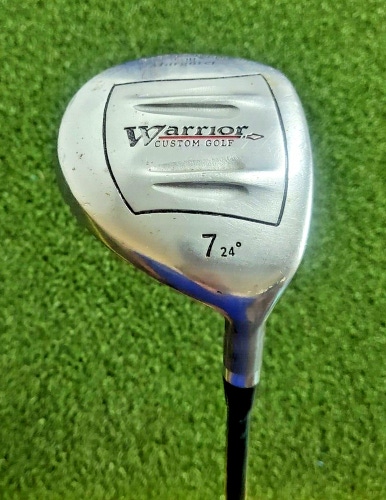 Warrior Custom Golf 7 Fairway Wood 24*  /  RH / Regular Graphite ~39.5" / jd6174