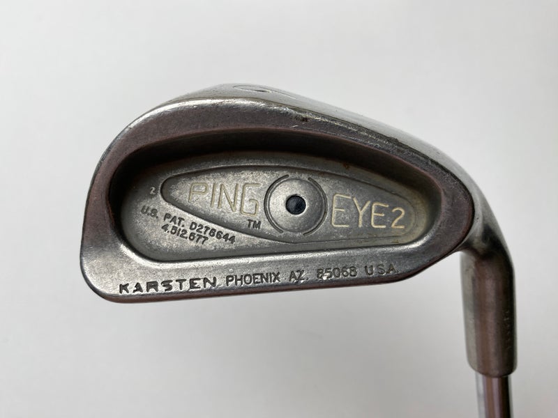 Ping Eye 2 Single 6 Iron Black Dot Karsten ZZ-Lite Regular Steel Mens RH