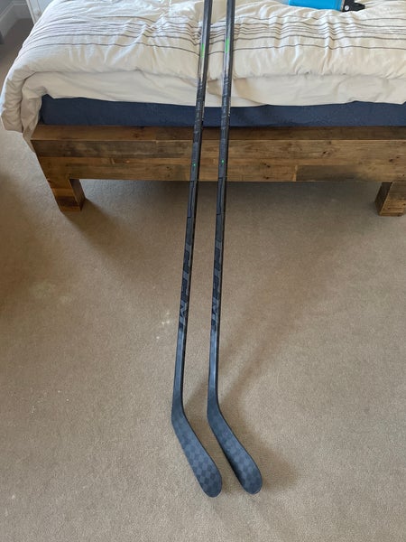 Two Senior Left Hand P28 RibCor Trigger 6 Pro Hockey Stick