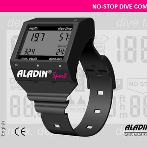 Uwatec ALADIN Sport Scuba Dive Computer Instruction Owners Manual Printed