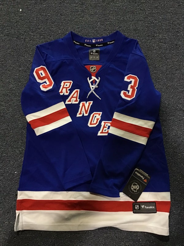 NHL New York Rangers '22-'23 Special Edition Royal Replica Blank Jersey