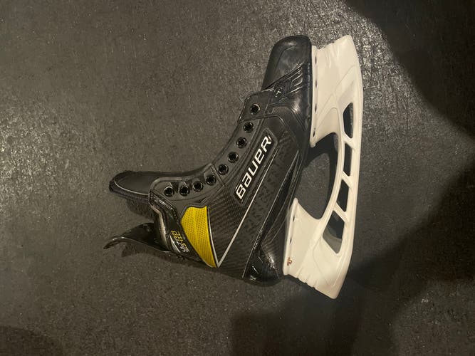 Used Bauer Wide Width Pro Stock Size 7 Supreme UltraSonic Hockey Skates