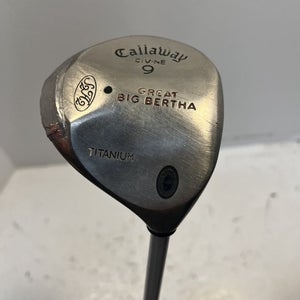 Used Callaway Big Bertha 9 Wood Regular Flex Graphite Shaft Fairway Woods