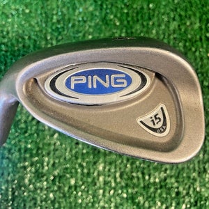 Ping i5 Pitching Wedge Blue Dot 46* LH AWT Stiff Steel ~36.5"  Excellent Grip