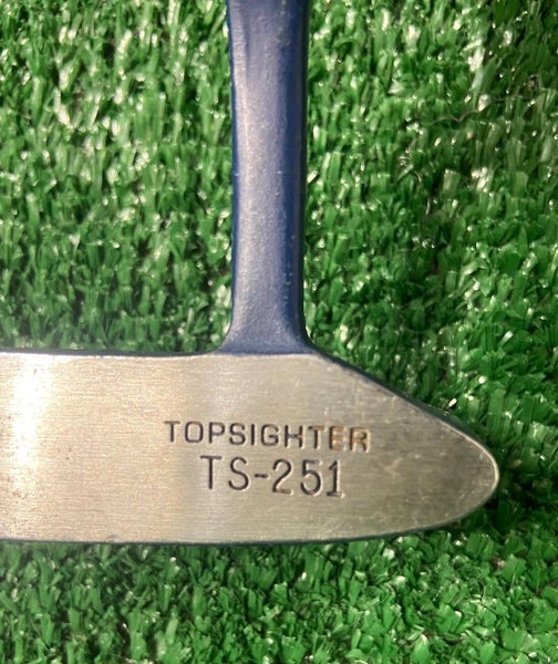 Titleist Dead Center Topsighter TS-251 Putter  RH Steel ~33" Vintage Grip /P189